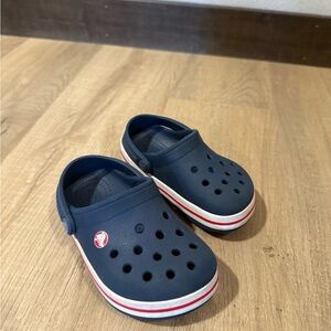 CROCS Toddler Navy Blue Slippers